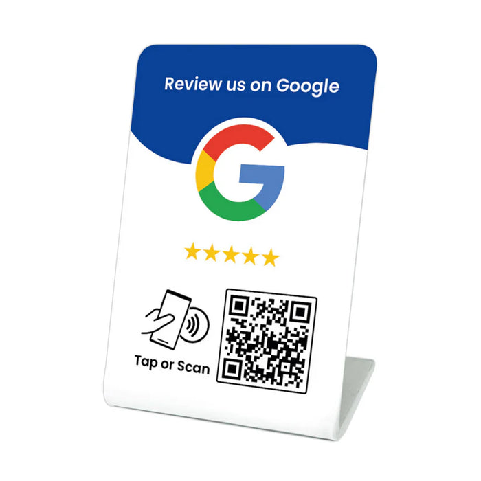 TrustTap Google Review Combo Pack (1 Card + 1 Stand)